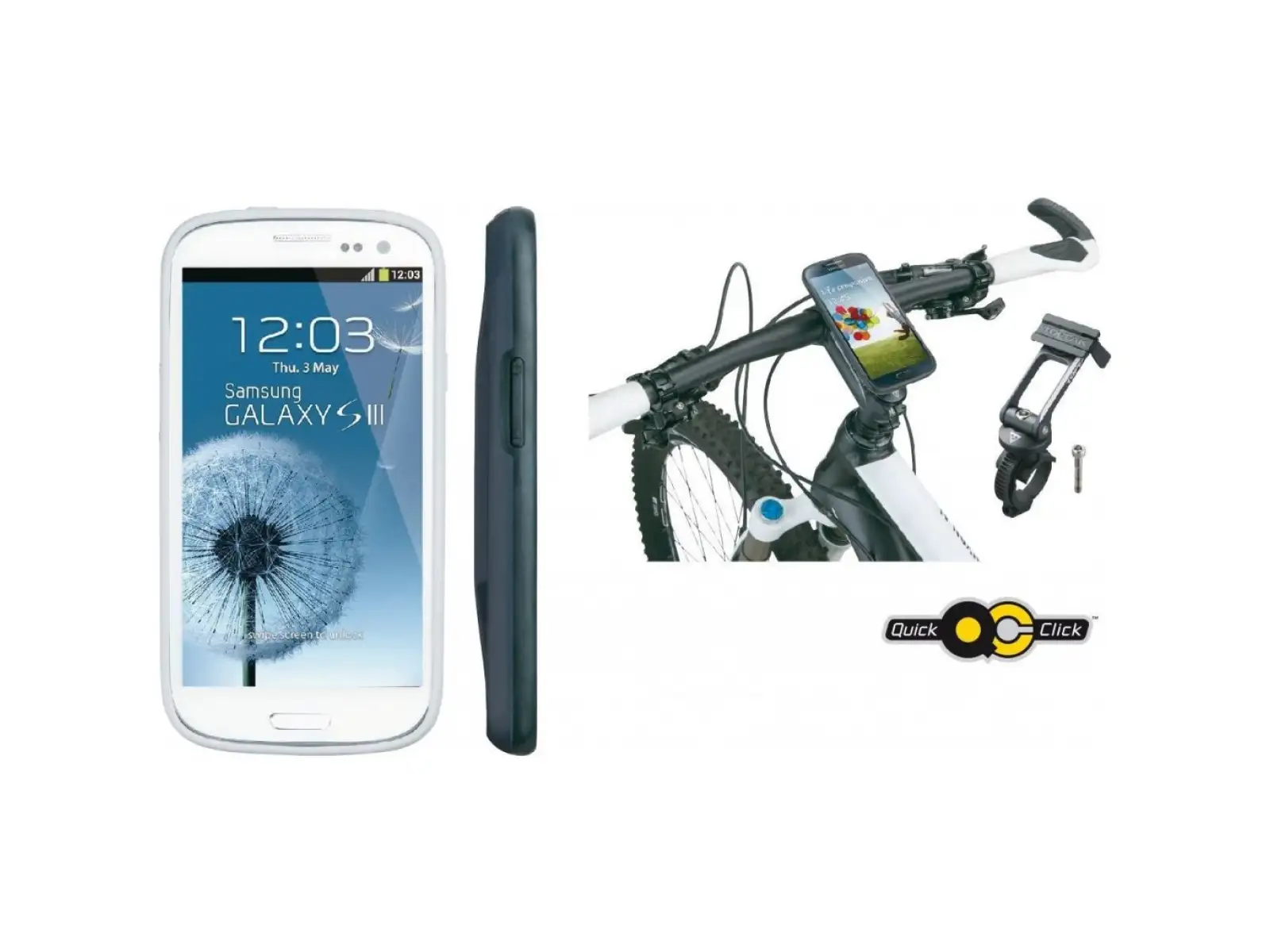 Puzdro Topeak Ridecase pre Samsung Galaxy S3 čierne