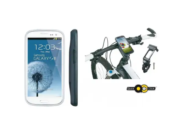 Puzdro Topeak Ridecase pre Samsung Galaxy S3 čierne