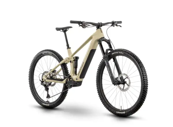 Raymon Airok Pro celoodpružený elektrobicykel Popcorn stealth/Caramel