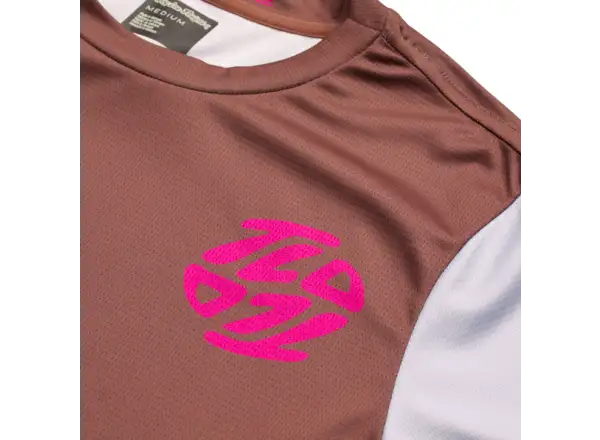 Troy Lee Designs Flowline pánsky dres krátky rukáv Flipped Chocolate