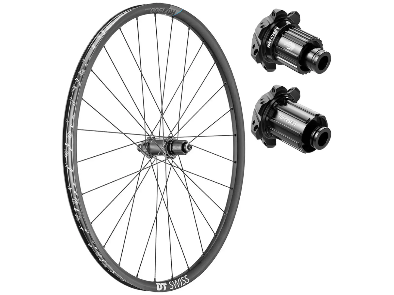DT Swiss H 1900 vypletené zadné koleso 29", 25mm, CL, RU, Shimano Micro Spline
