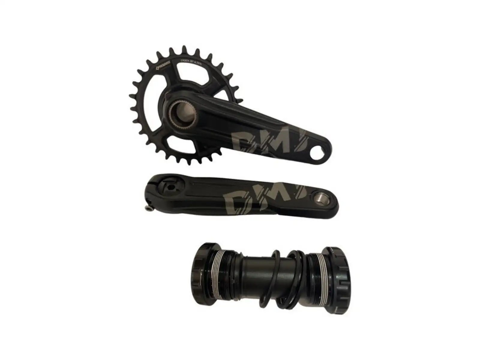 Kľuky Prowheel CR093A s jedným prevodom 28z. 140 mm čierne