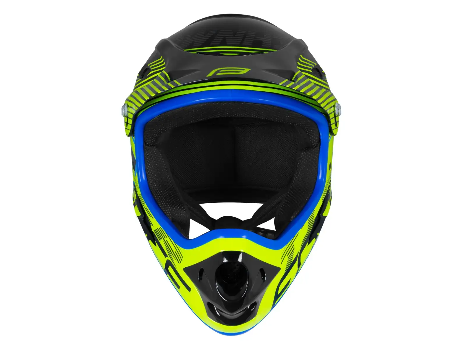Force Tiger downhill prilba čierna/fluo