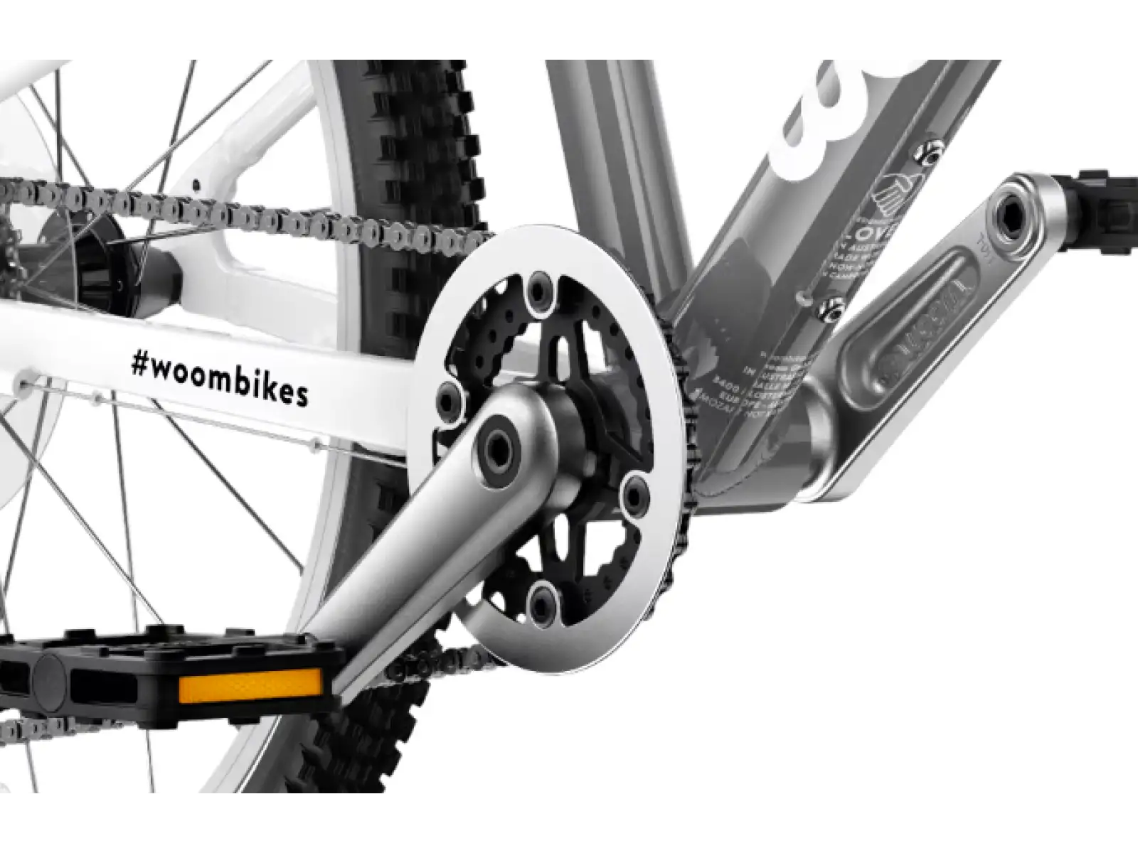 Woom 5 Moon Grey 24 Detský bicykel