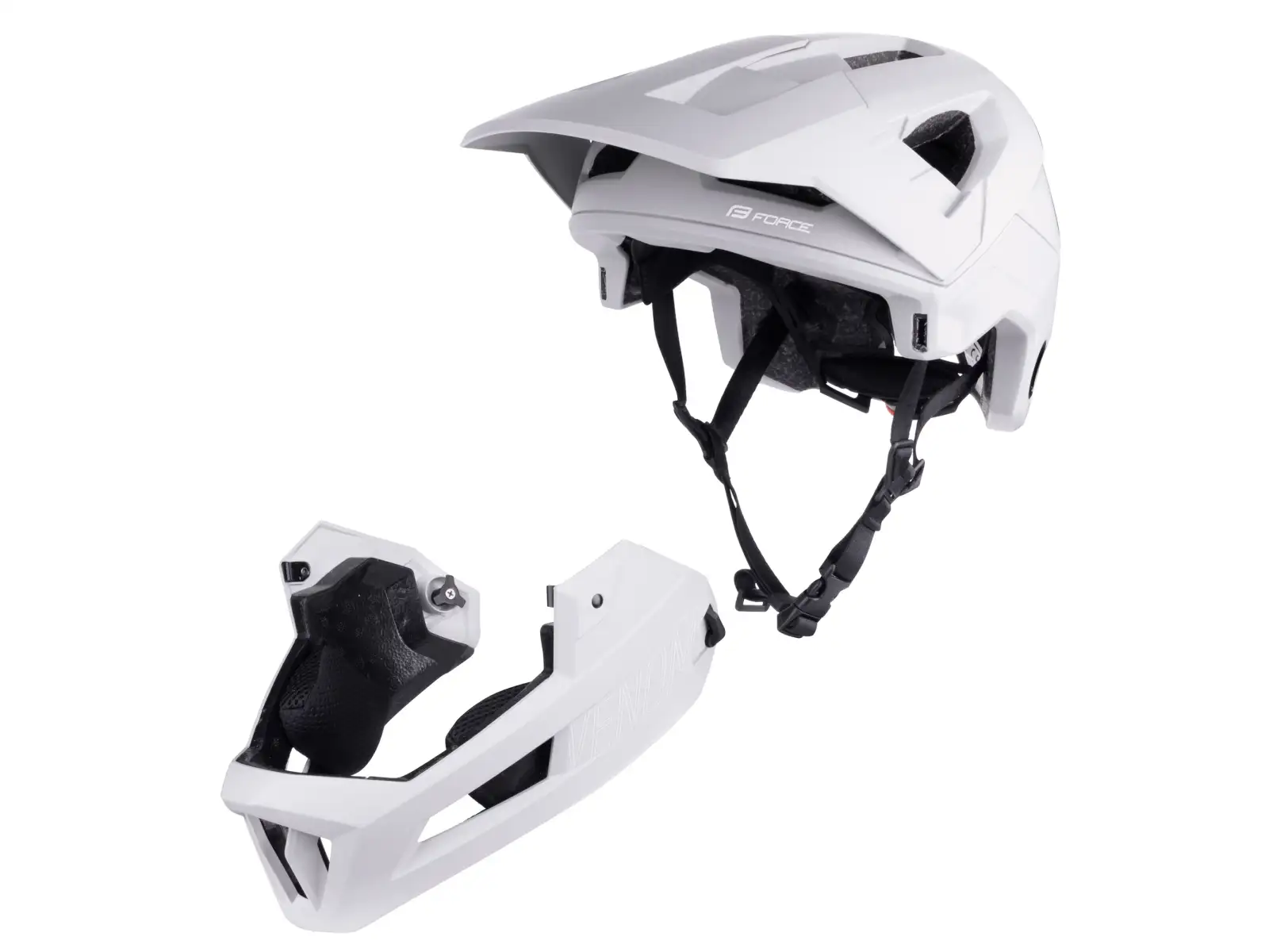 Force Venom downhill prilba sivá