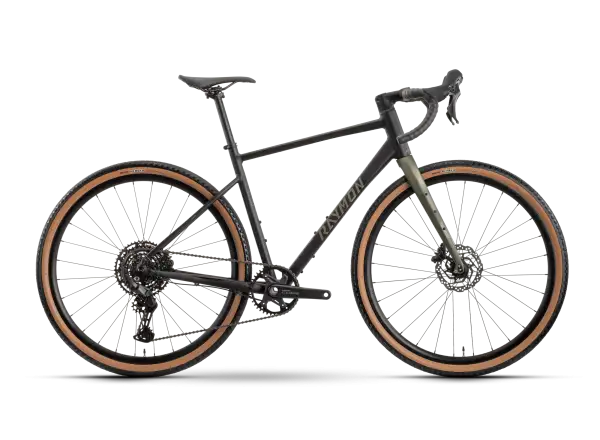 Raymon Territ Comp gravel bicykel Black/Forestgreen