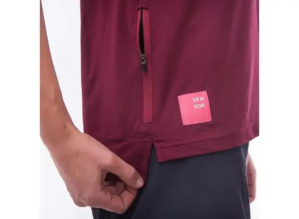 Sensor Helium dámsky dres krátky rukáv Lilla/Feather