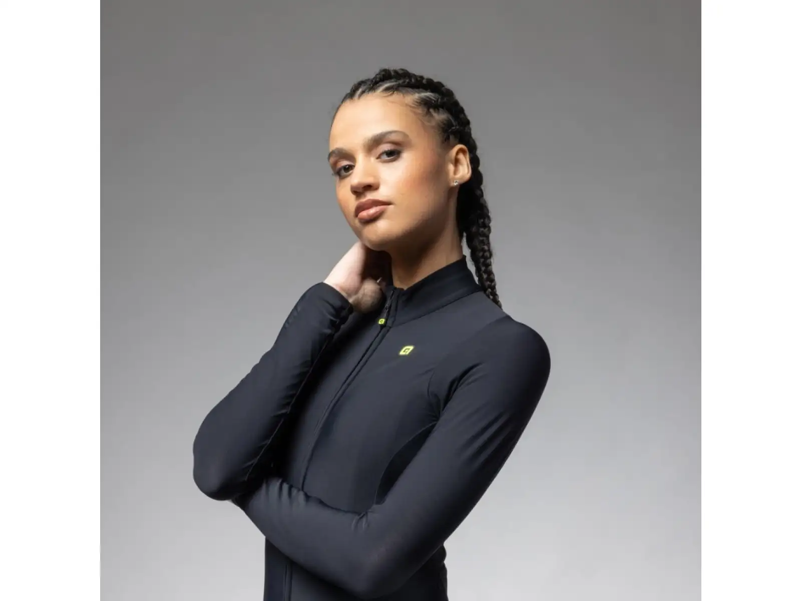 Alé R-EV1 Warm Race 2.0 dámsky zateplený dres dlhý rukáv black