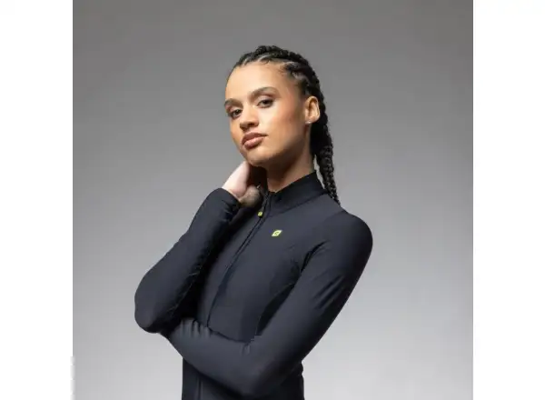 Alé R-EV1 Warm Race 2.0 dámsky zateplený dres dlhý rukáv black