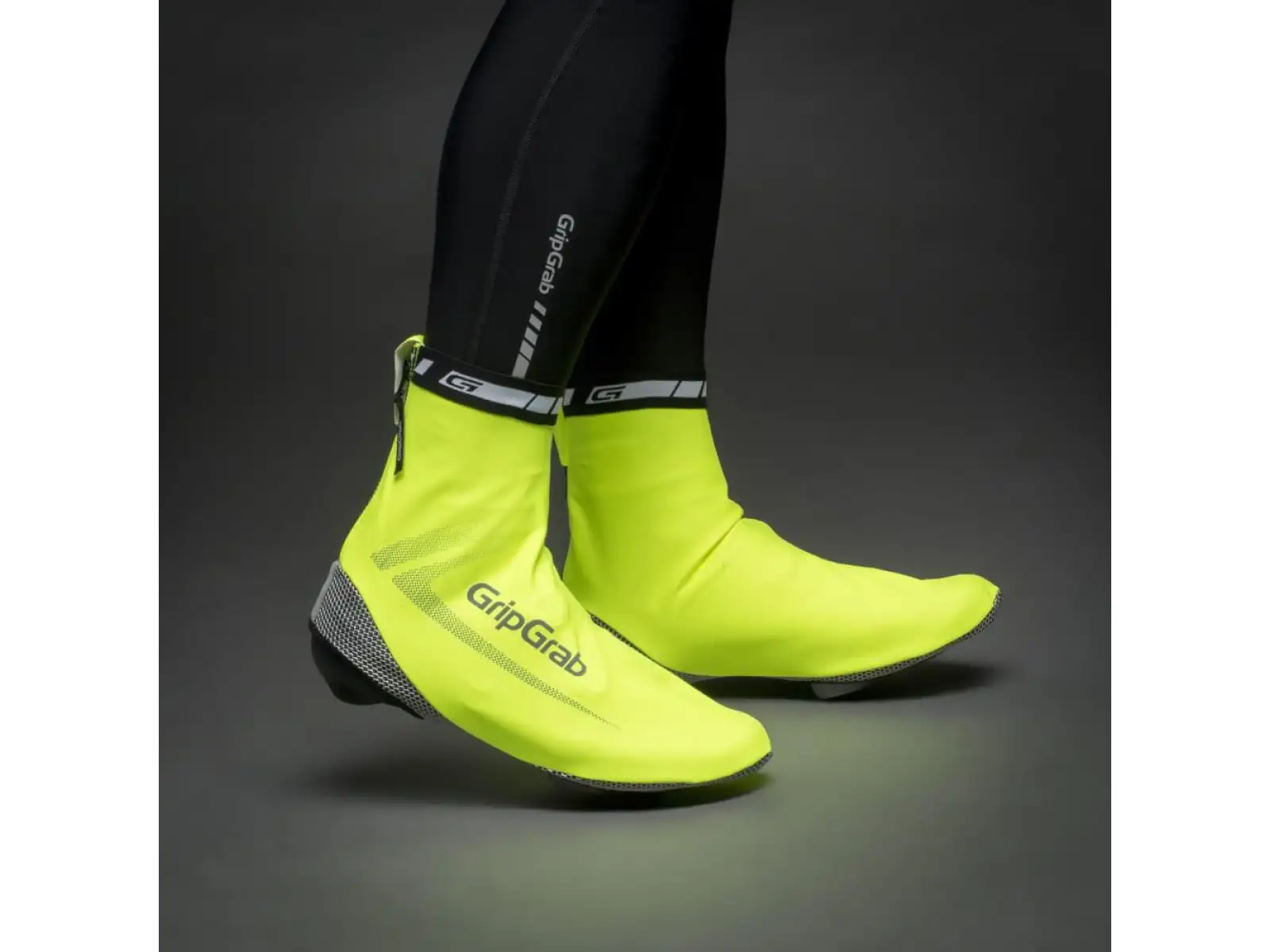 Grip Grab RaceAqua Hi-Vis nepremokavé návleky na tretry žltá