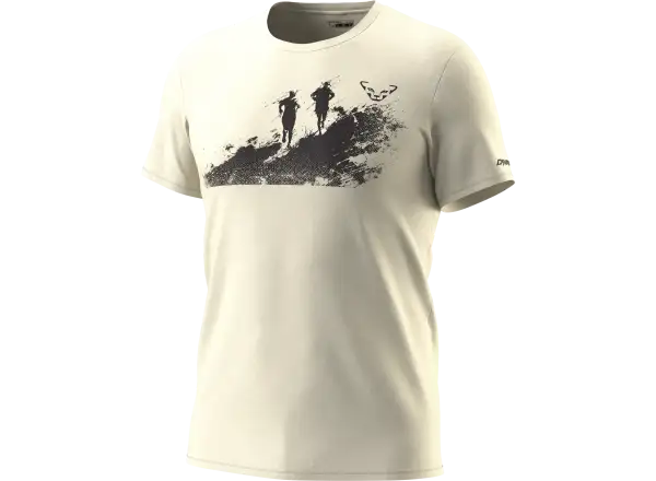 Dynafit Graphic Cotton pánske tričko krátky rukáv Overcast/Runners
