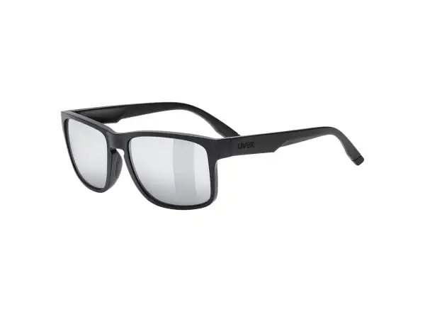Uvex Poise slnečné okuliare Black Matt/Mirror Silver