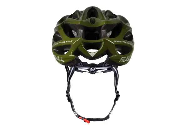 Force Bull Hue cyklistická prilba čierna/army zelená