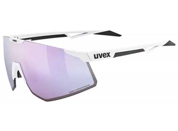 Uvex Pace Perform S ColorVision okuliare White Matt/Mirror Lavender