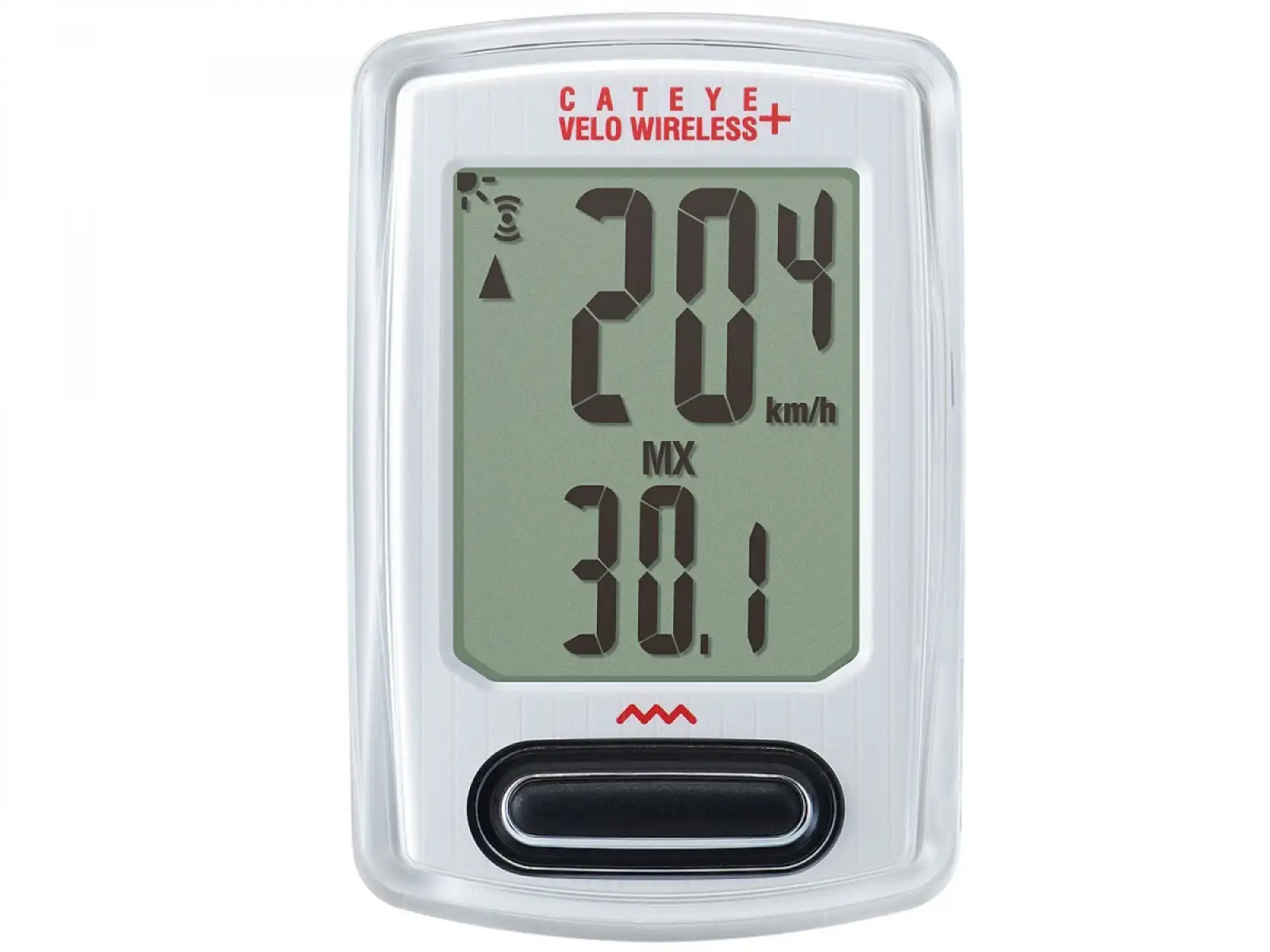 CatEye Velo Wireless+ VT235W computer biela