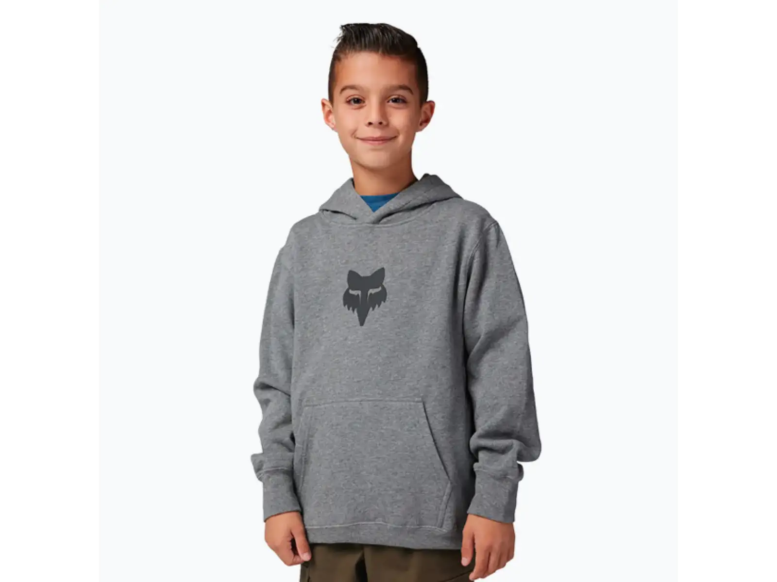 Fox Yth Legacy Fleece Po detská mikina Heather Graphite Grey