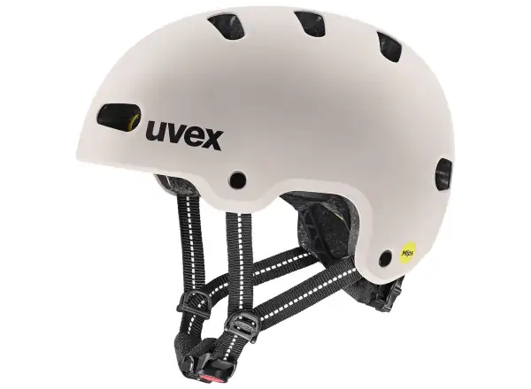 Uvex Kid 4 Style Mips detská prilba Warm Grey Matt