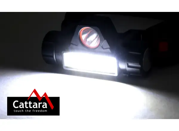 Cattara čelovka 120 lm nabíjateľná
