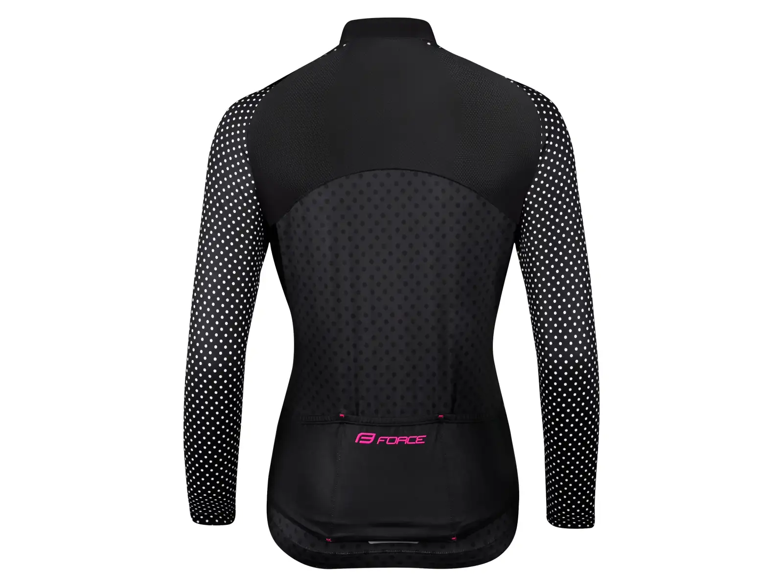 Force Points dámsky dres s dlhým rukávom black/pink