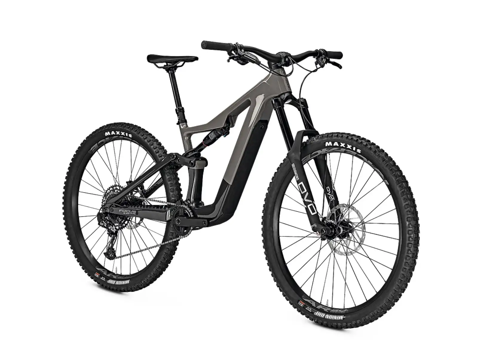 Focus Jam2 SL 8.7 DI 430 Wh horský elektrobicykel Moonstonegrey Glossy/Carbon Raw Glossy