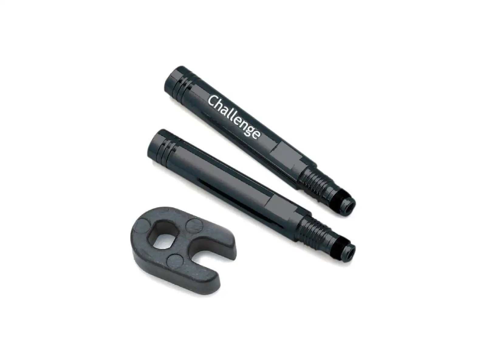 Challenge ALU adaptér na ventil 55 mm 2 ks čierny