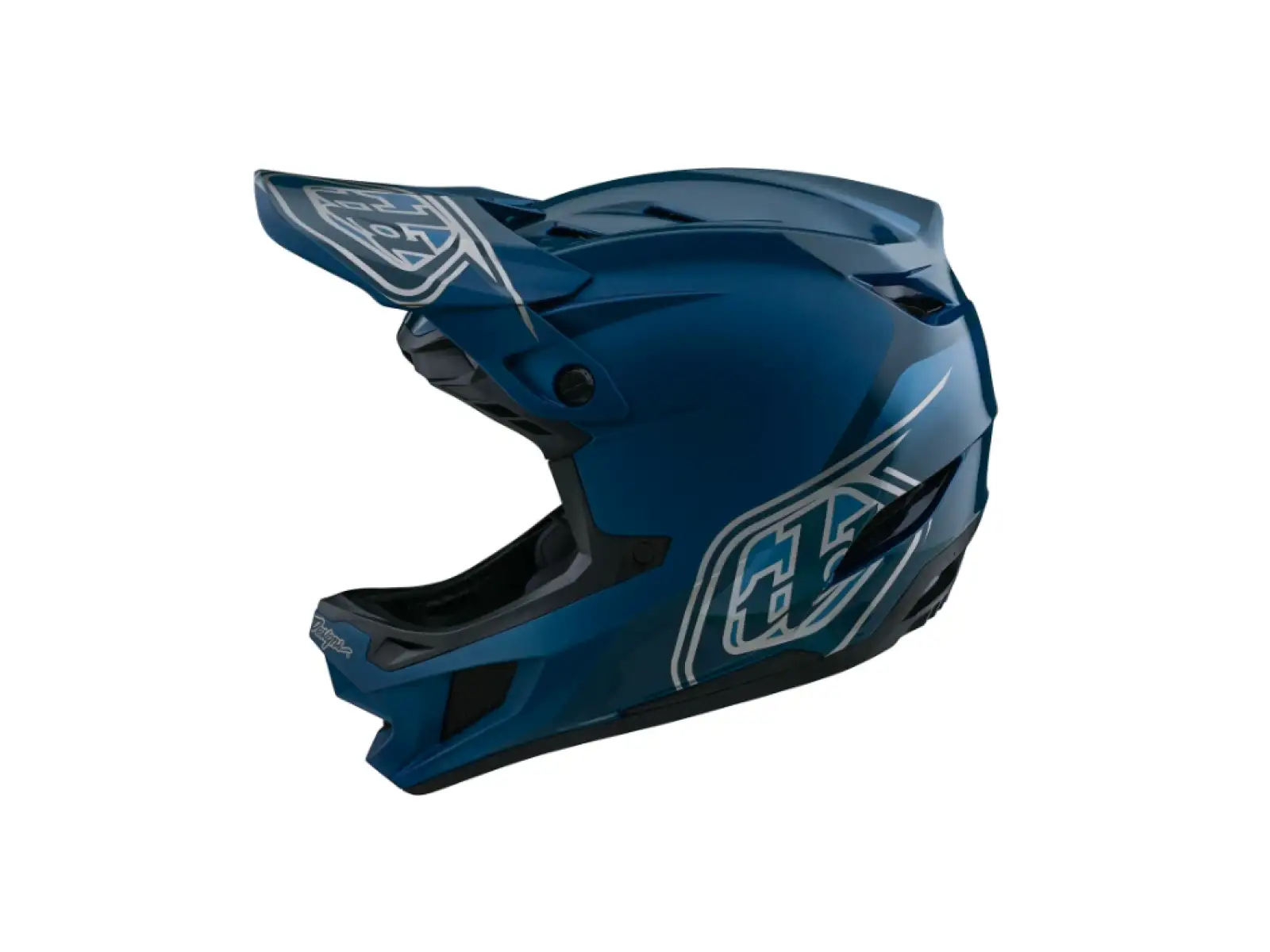 Troy Lee Designs D4 Polyacralite Mips Prilba Shadow Blue