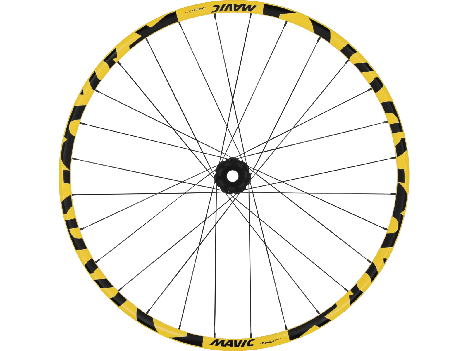 Mavic Deemax DH žlutá 29" 20x110/12x157 mm ořech Sram XD 6děr vypletená kola