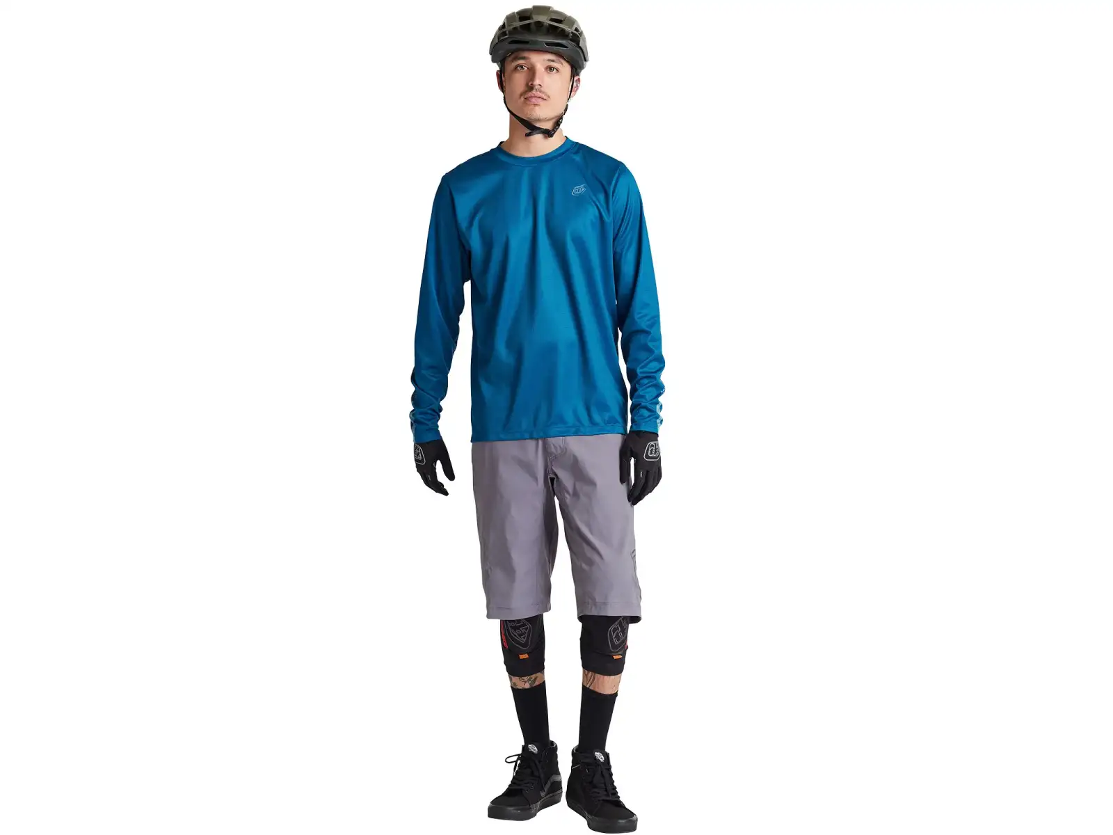Troy Lee Designs Flowline pánsky dres dlhý rukáv Slate Blue