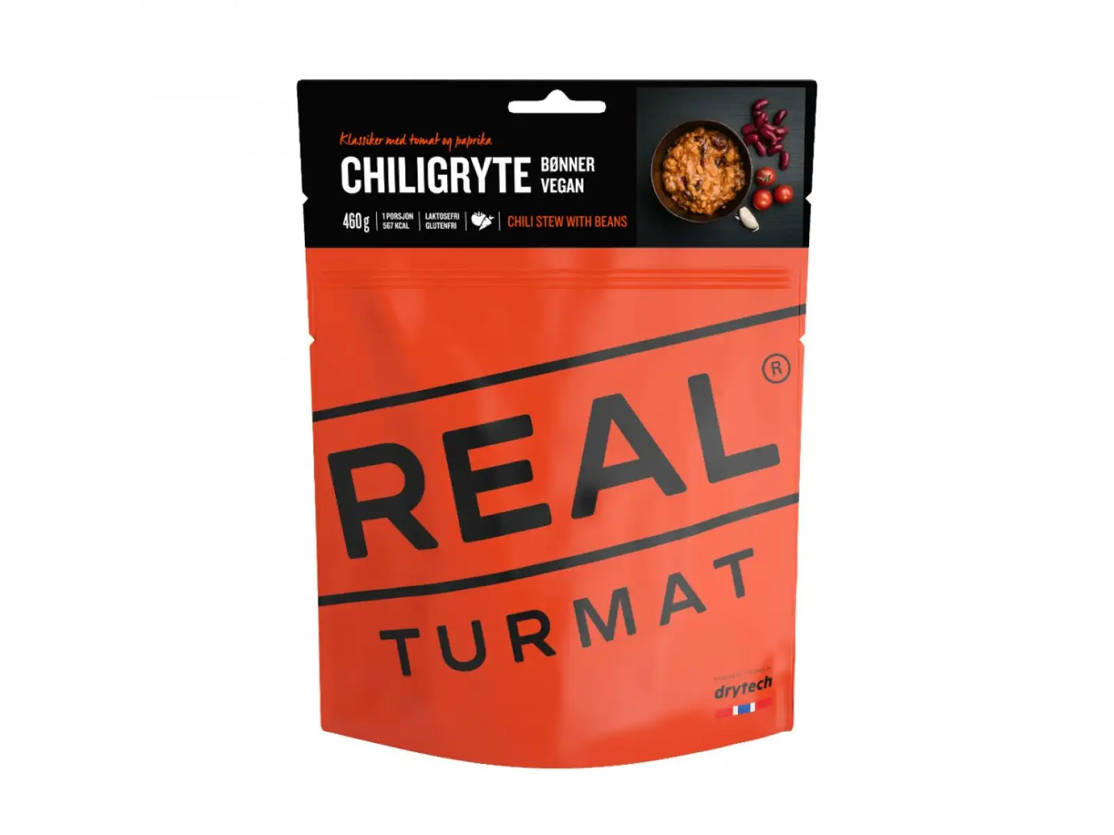 Real Turmat dehydrované jedlo Chilli fazuľa