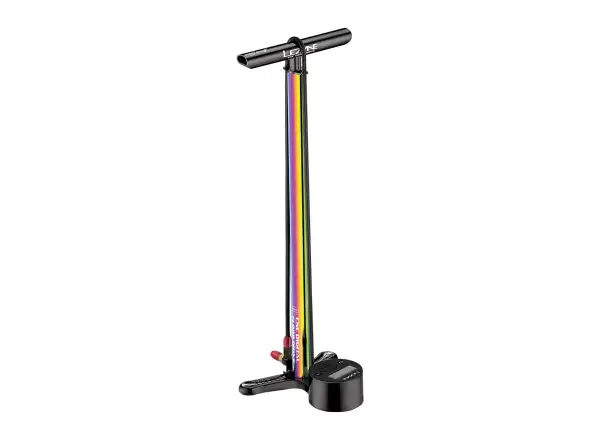 Lezyne CNC Digital Drive 3,5 Dielenská pumpa SpecialL Edition neo metalic