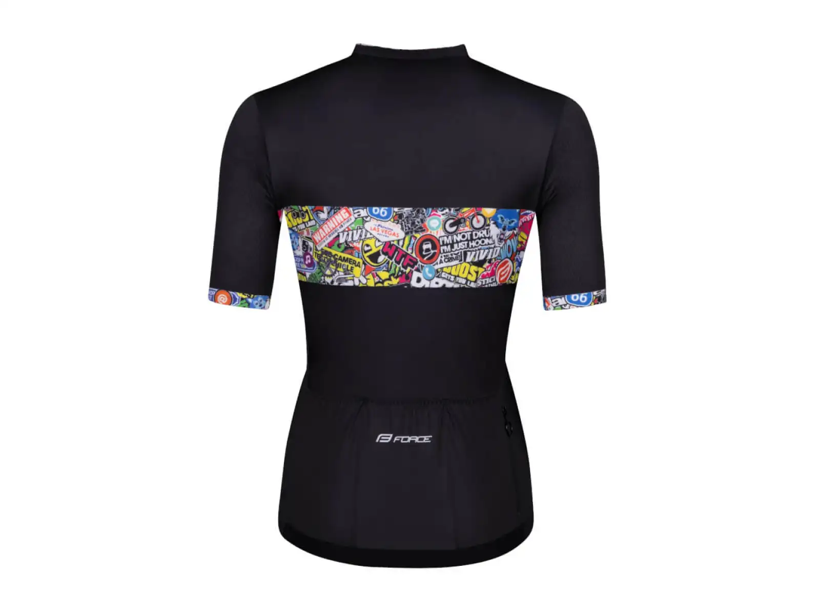 Force Vivid Lady dámsky dres krátky rukáv čierna
