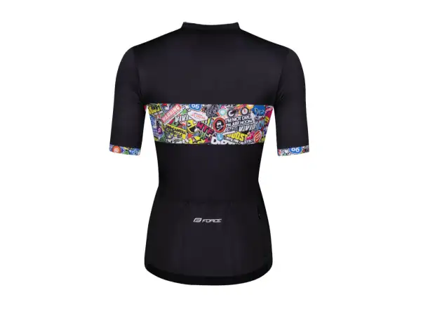 Force Vivid Lady dámsky dres krátky rukáv čierna