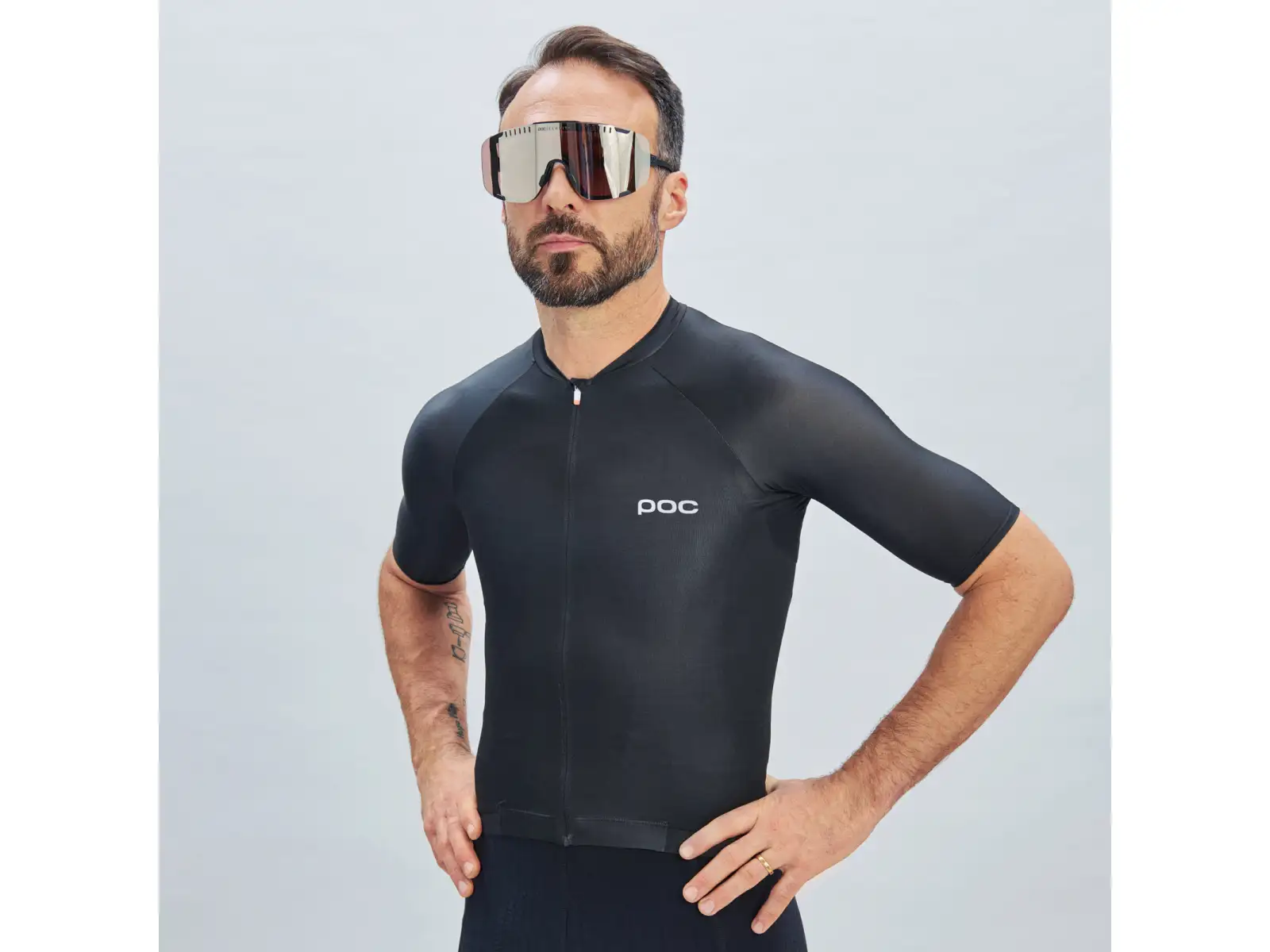 POC Pristine pánsky dres krátky rukáv Uranium Black