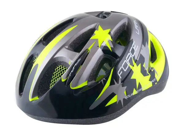 Force Lark detská prilba čierna/fluo