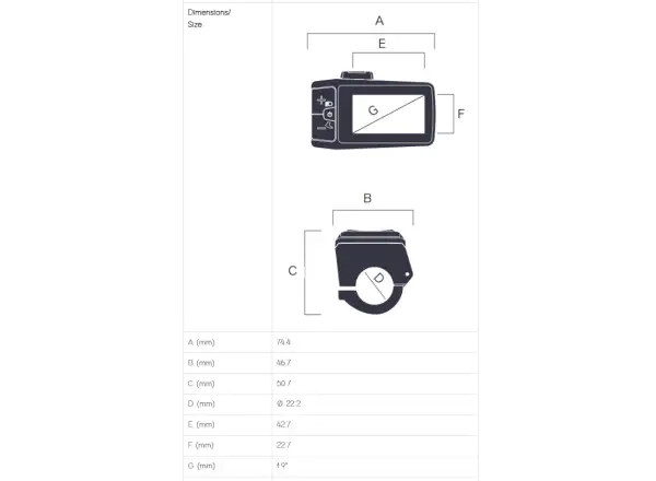Bafang displej DP C080 CAN