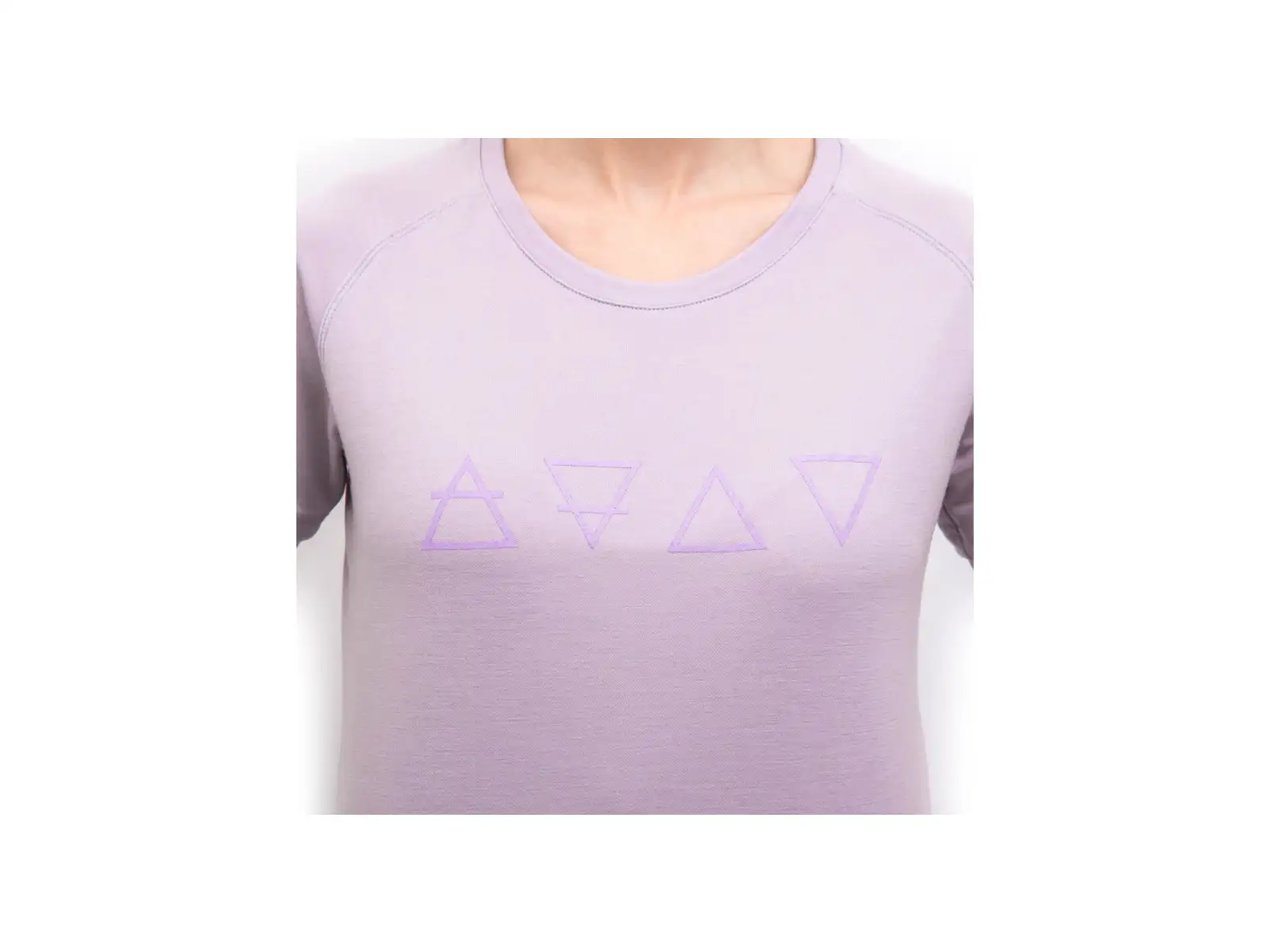 Sensor Merino Blend Elements Dámske tričko krátky rukáv Mystic Violet