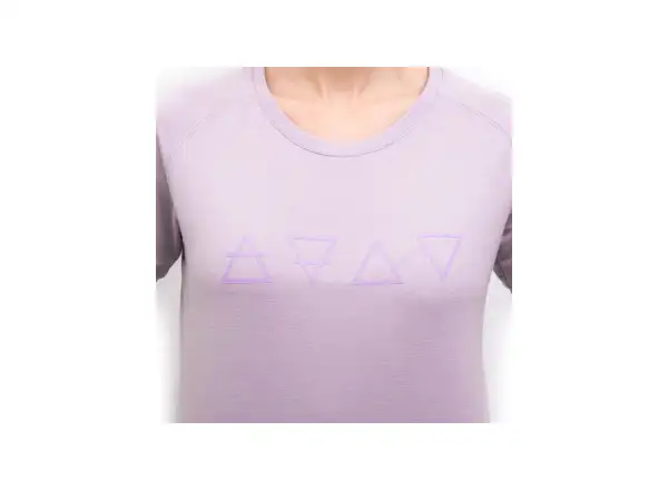 Sensor Merino Blend Elements Dámske tričko krátky rukáv Mystic Violet
