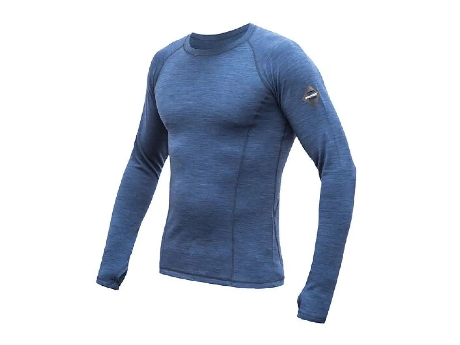 Sensor Merino Bold pánske tričko dlhý rukáv Cool Blue