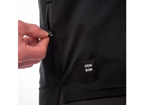 Sensor Helium pánsky dres krátky rukáv čierna/Stars