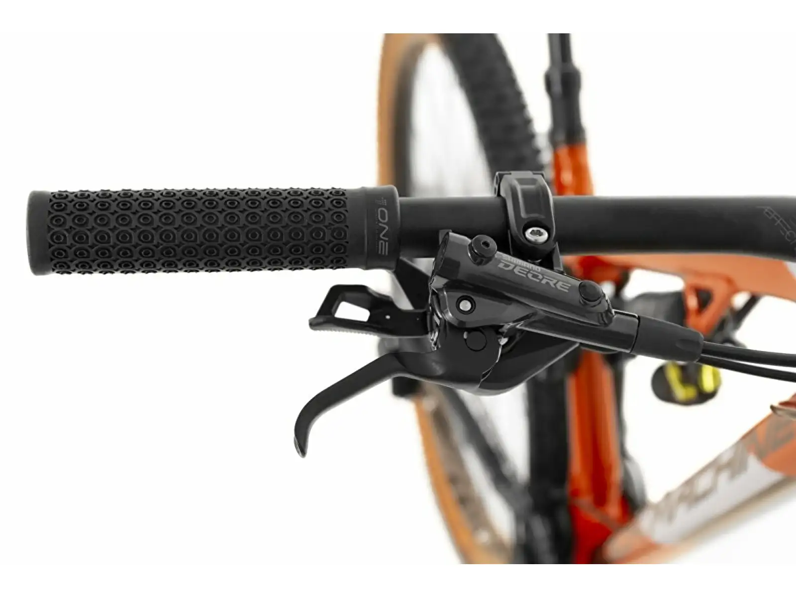 Rock Machine Blizzard TLR 70-29 oranžový/strieborný celoodpružený horský bicykel