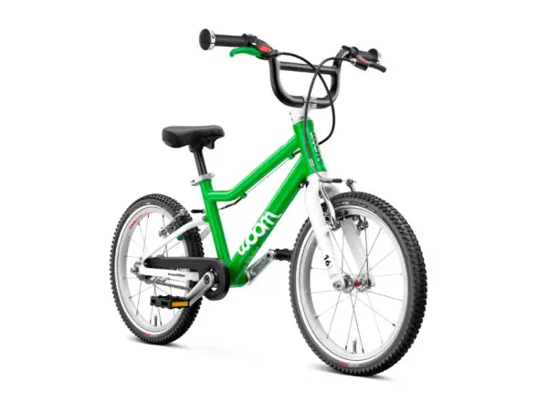 Detský bicykel Woom 3 Green Automagic 16"