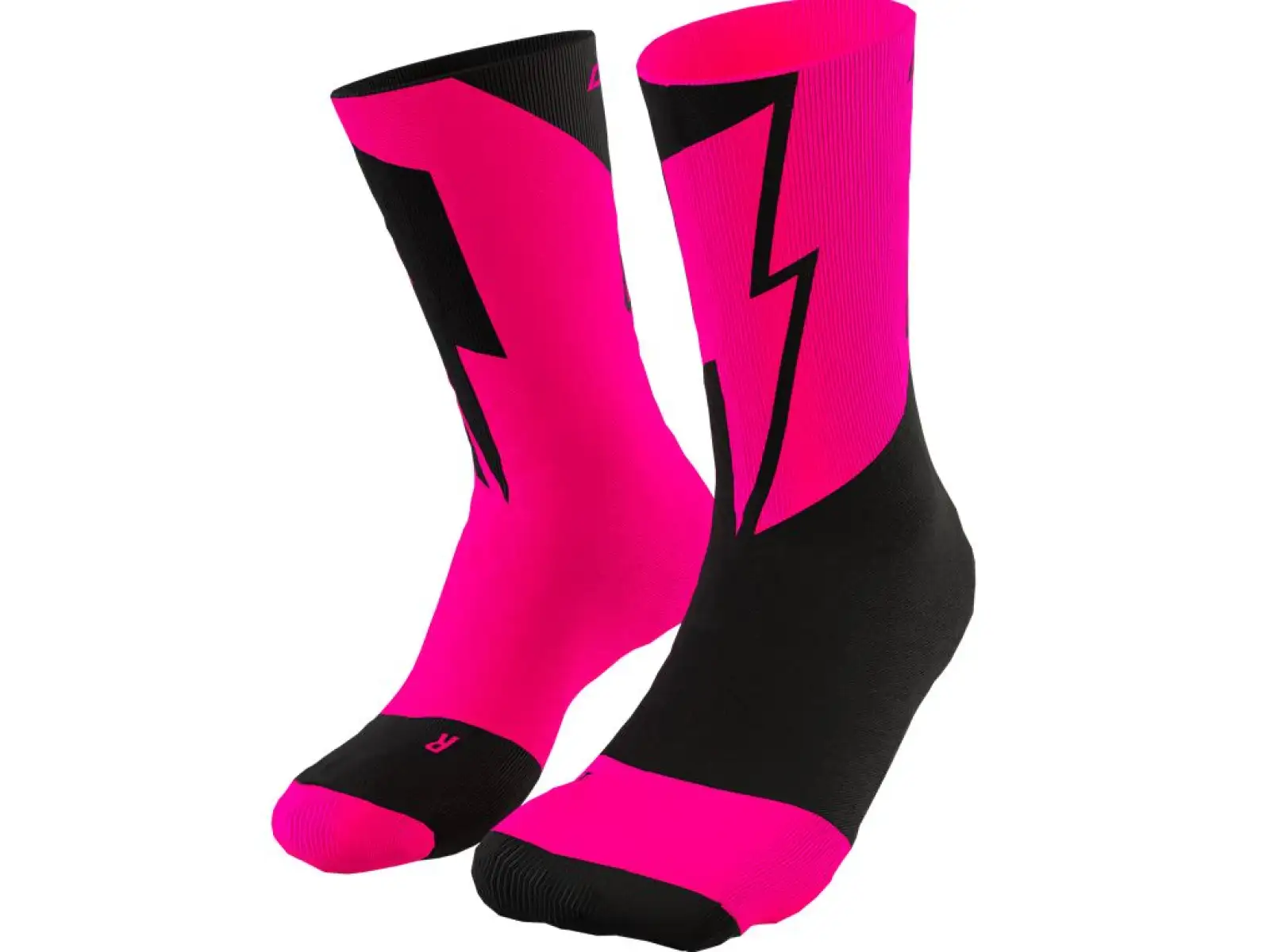 Dynafit No pain No gain športové ponožky Pink Glo/Black Out