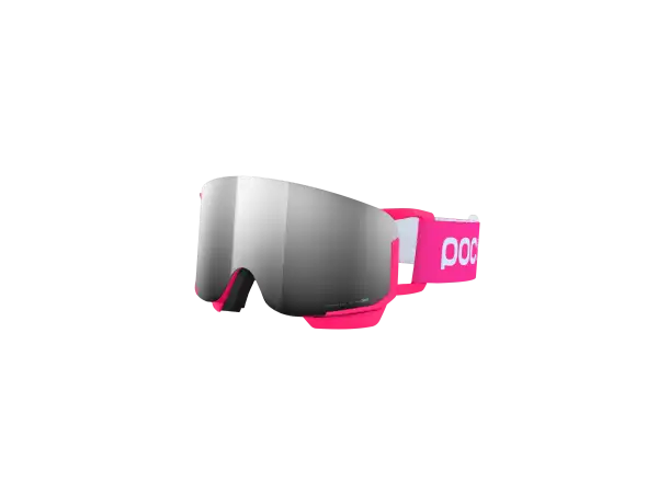 POC POCito Nexal detské lyžiarske okuliare Fluorescent Pink/Partly Sunny Silver