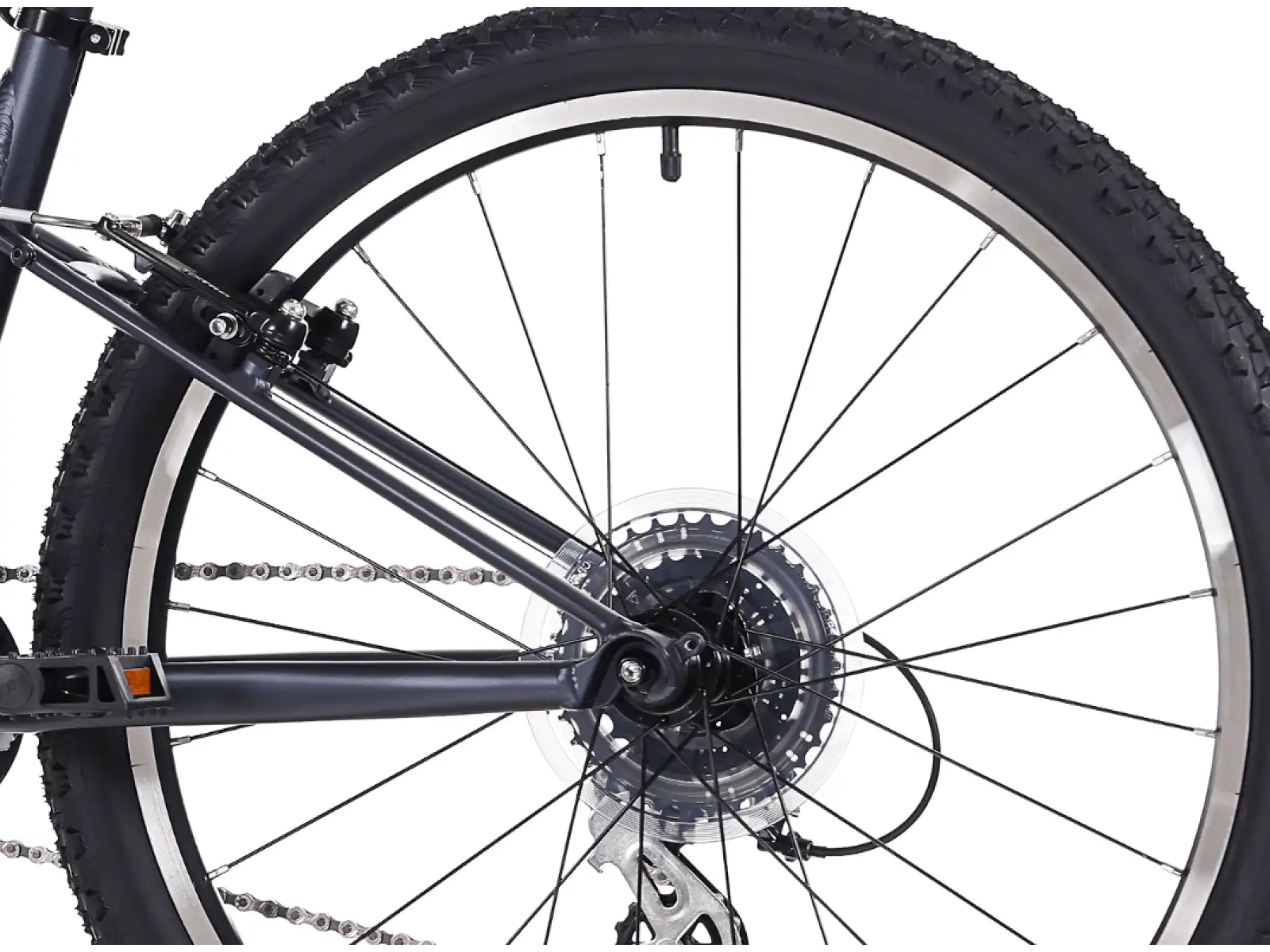 Rock Machine RIFF Jr 24 detský bicykel Matte Deep Ocean Blue