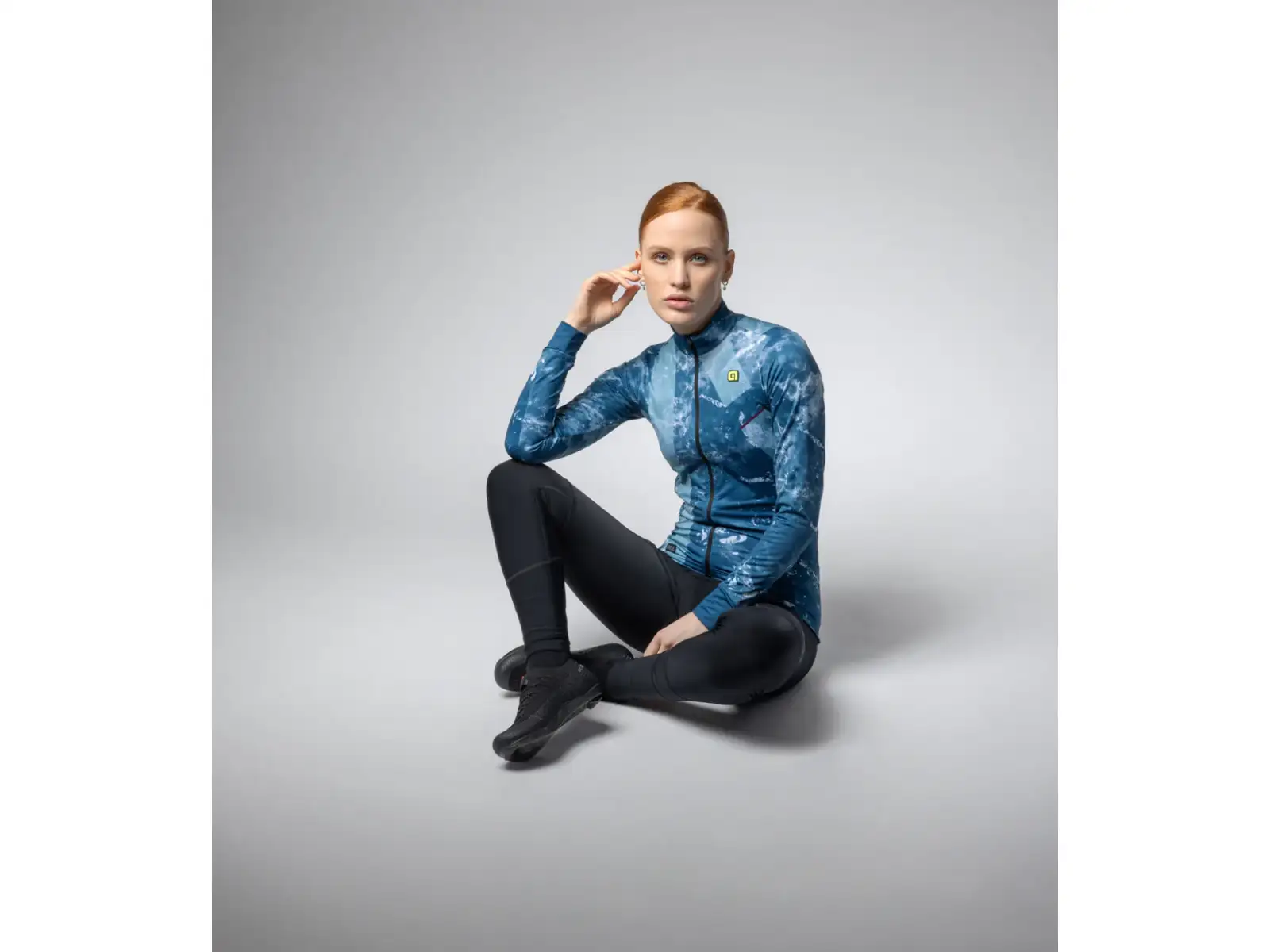 Alé PR-E Icy dámsky dres dlhý rukáv Blue