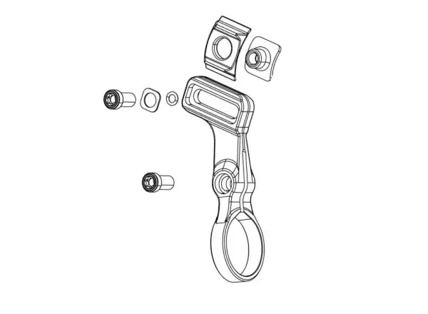 Sram POD AXS Bridge Clamp objímka elektronického radenia Matchmaker pravá