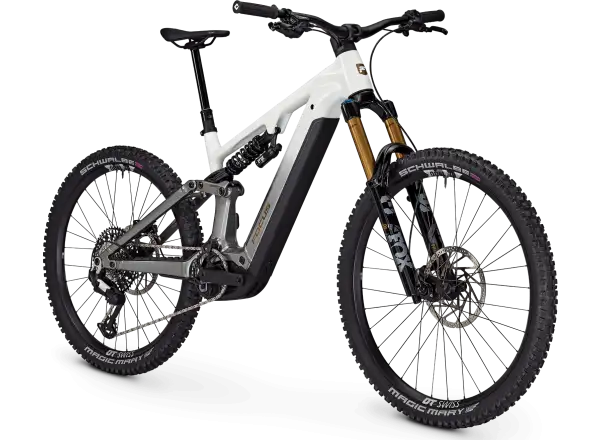 Focus SAM2 6.9 600 Wh celoodpružený elektrobicykel (White/Steelgrey)