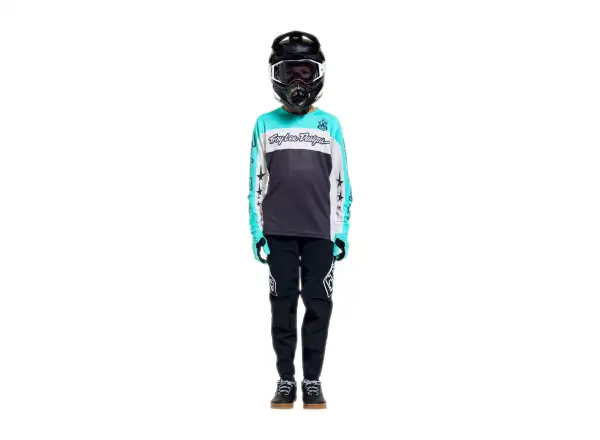 Troy Lee Designs Youth Sprint Pro detský dres dlhý rukáv Yo Moto Carbon