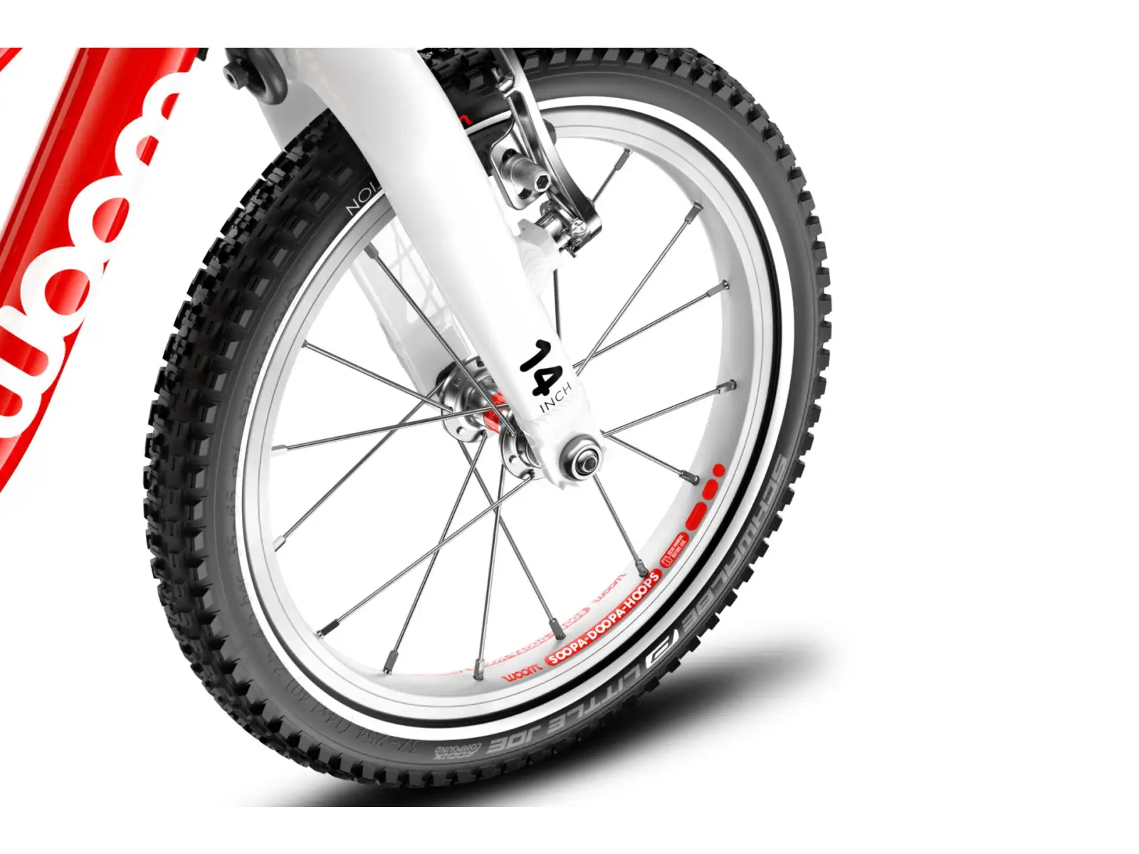 Woom 2 Red 14 Detský bicykel