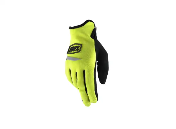 100% Ridecamp Dámske rukavice Neon Yellow